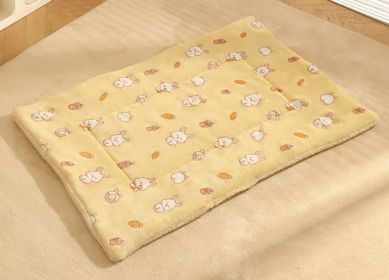 Pet Blanket Dog Cat Bed Winter Warm Mat Four Seasons Universal Blanket (size: M, style: carrots)