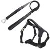 collPet Life 'Geo-prene' 2-in-1 Shock Absorbing Neoprene Padded Reflective Dog Leash and Harness