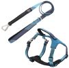 collPet Life 'Geo-prene' 2-in-1 Shock Absorbing Neoprene Padded Reflective Dog Leash and Harness