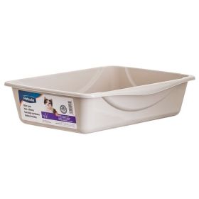 Petmate Litter Pan (Option: Gray  Small (14.1in.L x 10.4in.W x 3.5in.H))