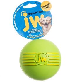 JW Pet iSqueak Ball (Option: Rubber Dog Toy  Medium  3" Diameter)