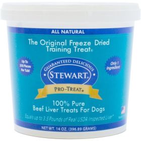 Stewart Pro (Option: Treat 100% Pure Beef Liver for Dogs  14 oz)