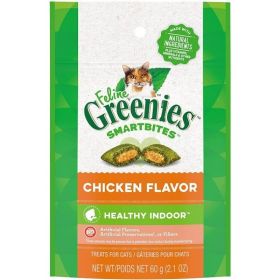 Greenies SmartBites Healthy Indoor Chicken Flavor Cat Treats (Option: 2.1 oz)