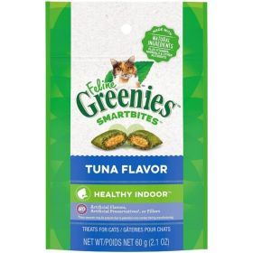 Greenies SmartBites Healthy Indoor Tuna Flavor Cat Treats (Option: 2.1 oz)
