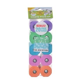 Bags on Board Waste Pick Up Refill Bags (Option: Fashion Print  140 Bags)